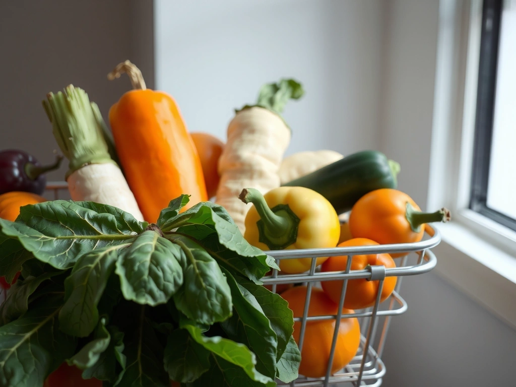 Einkaufskorb Gemüse