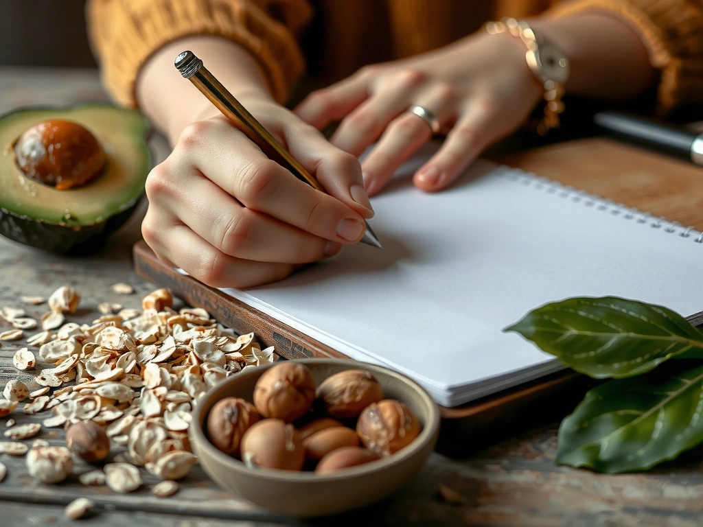 Planung mit natürlichen Lebensmitteln